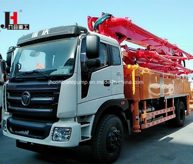 New 38m Model Jh38-Rz Concrete Pump Truck for Sale with Good Price Image1