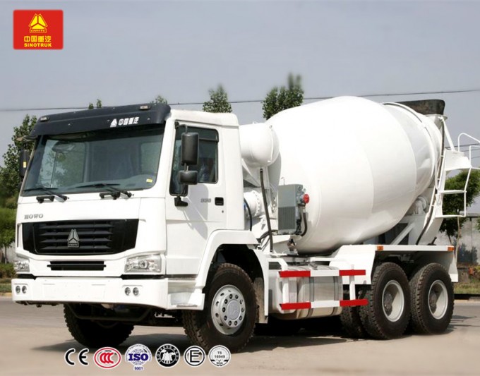 HOWO Concrete Batching Vehicle 6X4 Concrete Mixer Truck Image1