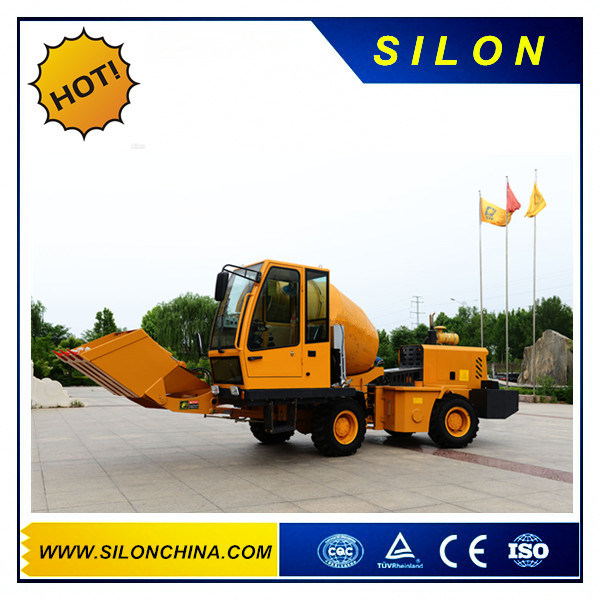 1.2 M3 Mobile Concrete Mixer Truck with Self-Loading System (HK1.2) Image1
