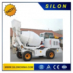 Silon Mini Self Loading Concrete Mixer Truck with Front Loading Shovel (SL1.7R)