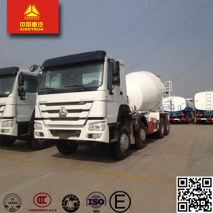 HOWO 8X4 Volumetric Concrete Mixer Truck/Cement Mixer Truck Image1