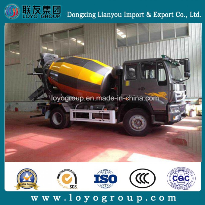 Hot Sinotruck New Huanghe 4*2 Concrete Mixer Truck Image1
