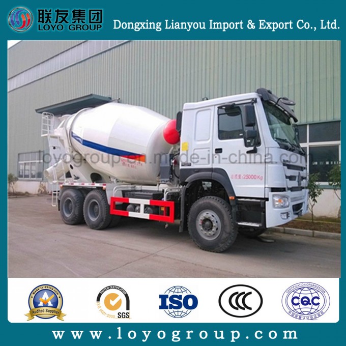 Sinotruk 9m3 HOWO Brand 6X4 Concrete Mixer Truck Image1