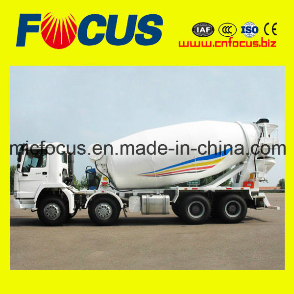 HOWO Chassis 14 Cubic Cement Mixer Truck Image1