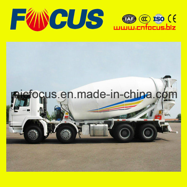 ISO Standard 14 Cubic HOWO Brand Concrete Mixer Truck with 6-Cylinder Image1