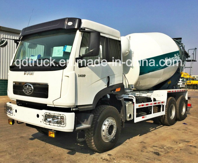 8-12 Cbm Faw Cement Mixer Truck Image1