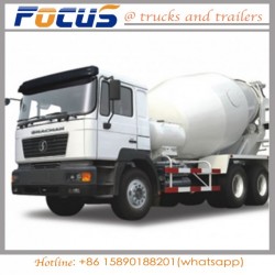 14m3 Capacity Manual Diesel Automatic Feeding Cement Mixer Drum Truck Cimc Linyu