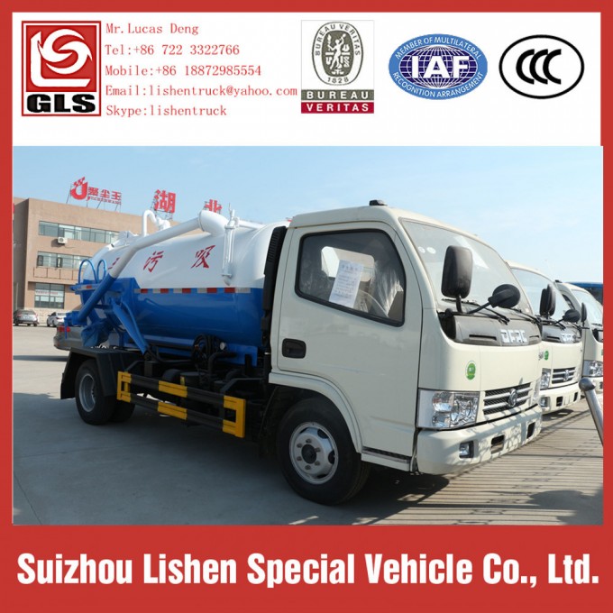 Dongfeng Sewage Vacuum Fecal Truck Sewage Suction Truck for Sale Image1