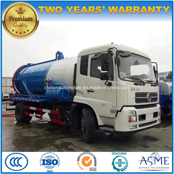 12000 L Sewage Suction 4*2 Vacuum Tank Truck Price Image1
