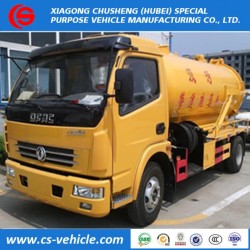 Cheap Price Dongfeng 4X2 8m3 Vacuum Sewage Suction Tanker Trucks