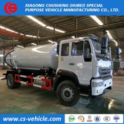 HOWO Sewage Suction Trucks 10000liters for Sludge Sewage, Dirty Water, Fecal Transportation