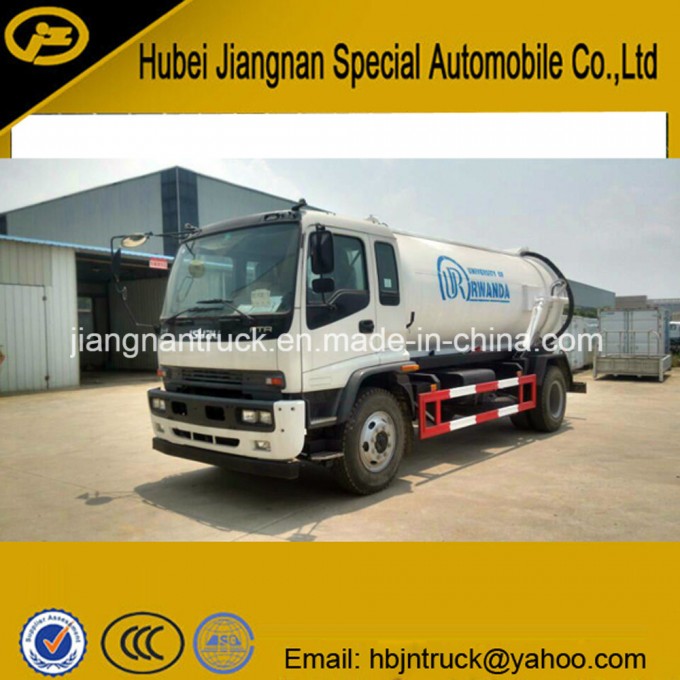 Isuzu Suction Sewage Truck for Sale Image1
