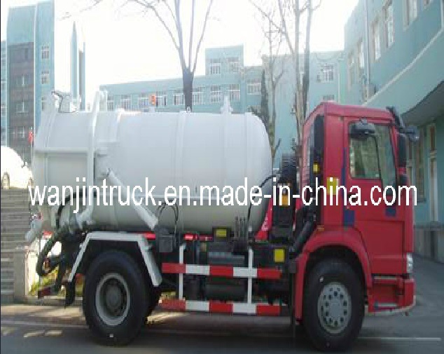 HOWO 10, 000L Sewage Suction Truck Image1