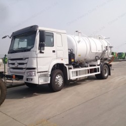 HOWO 4X2 6000L 336HP Sewage Suction Truck