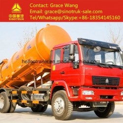 4X2 Fecal Suction Sewage Truck with Italy Vacuum Pump Small 5000L