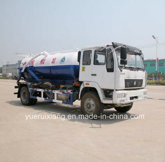 HOWO 10cbm Vacuum Suction Sewage Truck Image1