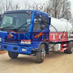 10 Tons sewage suction tanker truck, 4X2 sewage suction tank truck