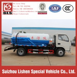 Dongfeng Sewage Suction Tanker Truck, 5 Cbm Fecal Truck