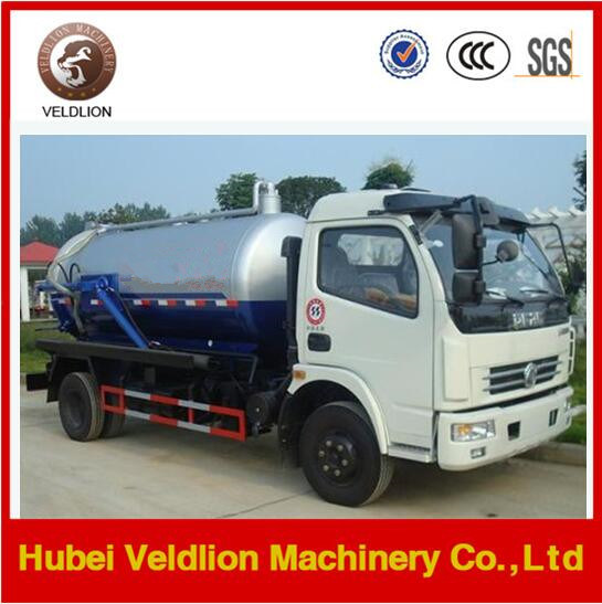 4X2 7500liter/7.5cbm/7.5m3/7500L Suction Sewage Truck Image1