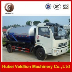 4X2 7500liter/7.5cbm/7.5m3/7500L Suction Sewage Truck