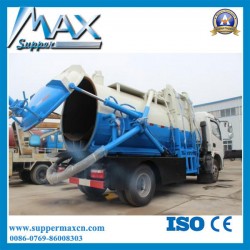 2016 Hot Sale 3000L Sewage Pump Truck Suction Tank Truck