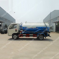 High Pressure Cleaning 4X2 Sewage Suction Tanker Truck