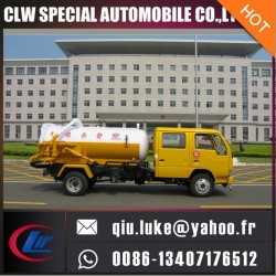 3m3 Dongfeng Xiaobawang 4*2 Vacuum Sewage Suction Truck