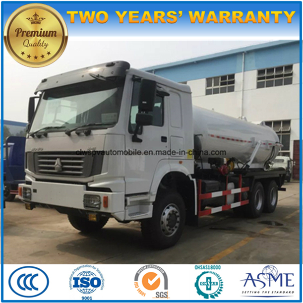Sinotruk 6X4 HOWO 18000L Sewage Suction Vacuum Sewer Truck Image1