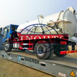 10m3 sewage suction truck, 4X2 vacuum sewage suction truck