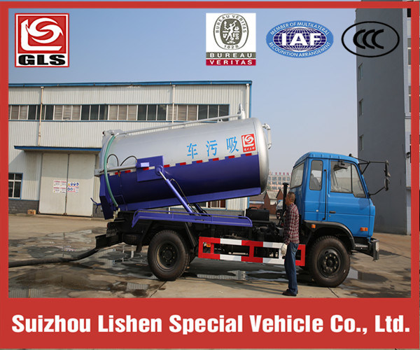 Dongfeng 2 Axle Sewage Suction Truck Image1