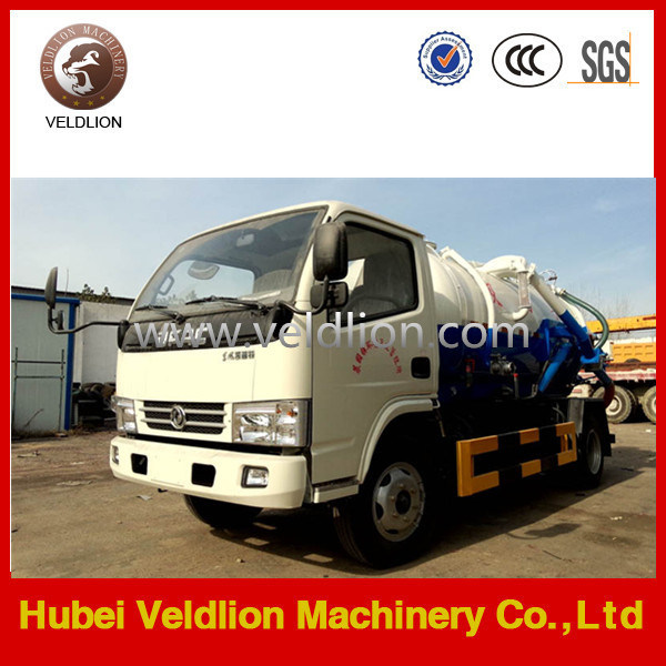 Dongfeng 6000L Vacuum Sewage Suction Truck (Euro 2/3/4) Image1