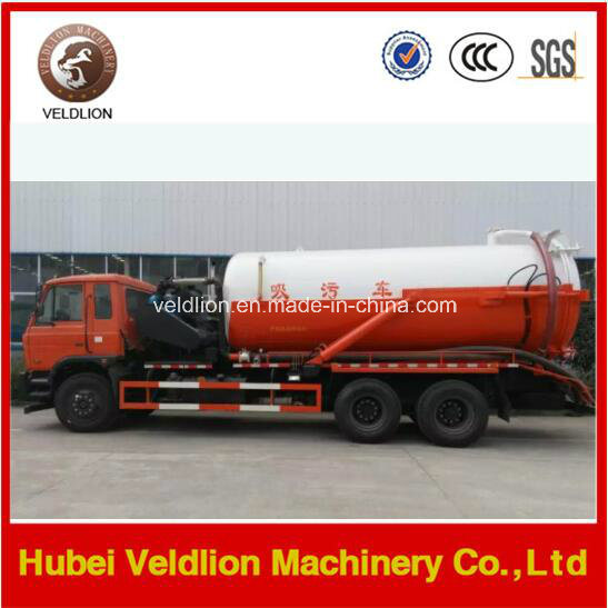 Dongfeng 6X4 Drive 20000L Sewage Suction Tanker Truck Image1