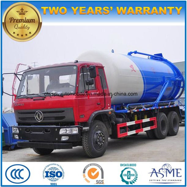 6X4 12kl Vacuum Tank Truck Sewage Suction Truck Image1
