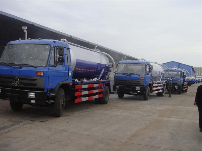 Dongfeng 190HP 10m3 New Sewage Suction Truck (CLW5140GXWT3) Image1