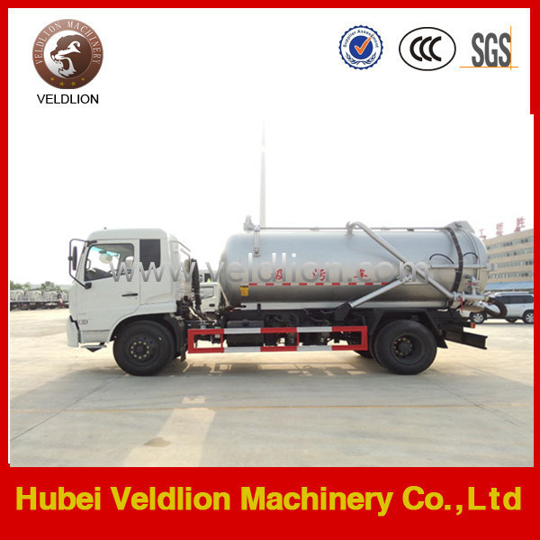 Dongfeng 9m3 Vacuum Sewage Suction Truck Image1