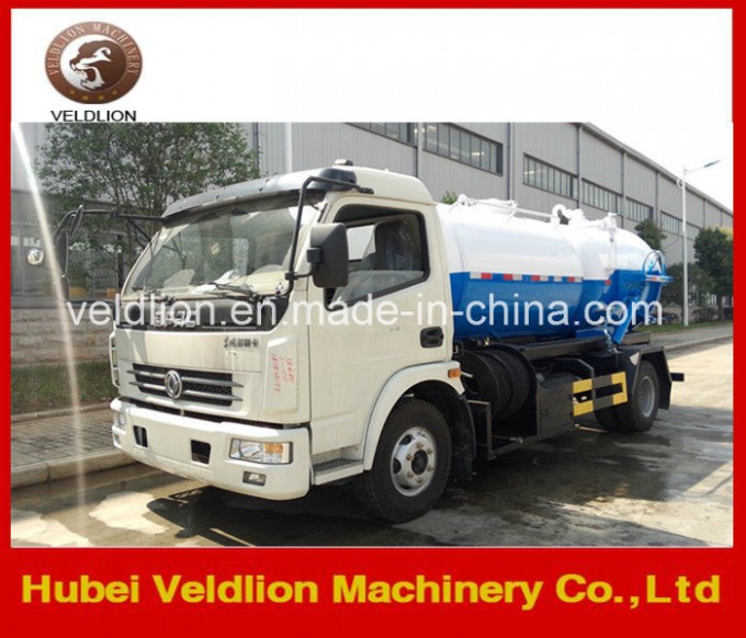 Dongfeng 3000L Sewage Suction Truck with Cleaning Fuction Image1