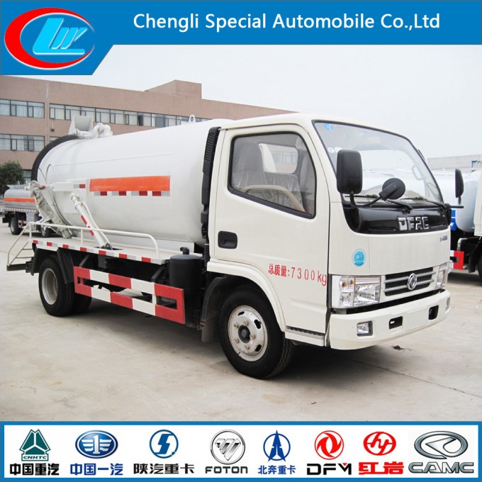 Clw5110 Dongfeng 4X2 Vacuum Suction Truck Image1
