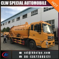China Good Sales 3cube 10cube Vacuum Sewage Suction Truck