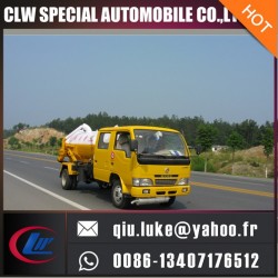 Dongfeng 4X2 Fecal Suction Sewage Truck with Italy Vacuum Pump Small 5000L Sewel Jetting Water Tanke