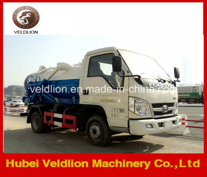 Forland Mini 2000L Vacuum Sewage Suction Truck for Sale Image1