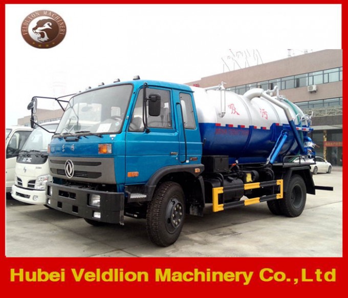 Hot Sale in Africa Dongfeng 10m3 Sewage Suction Truck Image1