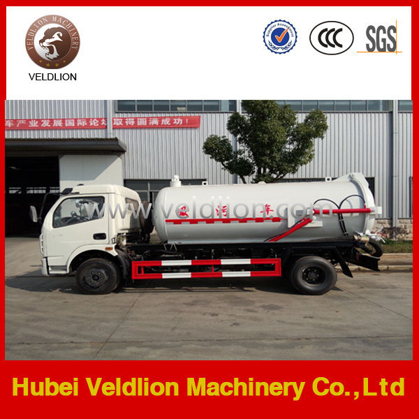 Dongfeng 4000L Vacuum Sewage Suction Truck (Euro 2/3/4) Image1