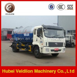 Foton 4X2 10000liter/10cbm/10m3/10ton/10000L Sewage Suction Truck