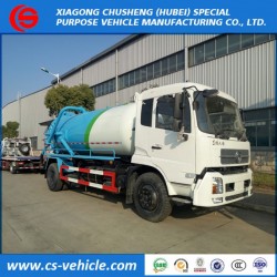 Dongfeng 4X2 6-8 Cubic Meters Vacuum Fecal/Sewage Suction Truck