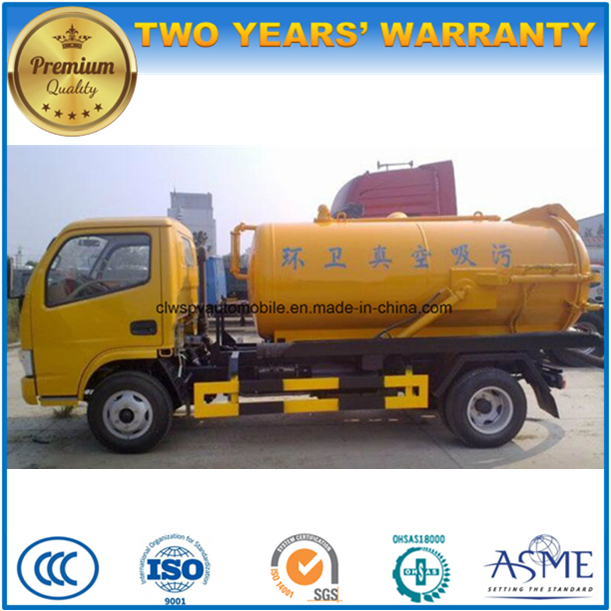 5000 L Dongfeng 4X2 Hot Sale 5 Cubic Meters Sewage Suction Truck Image1