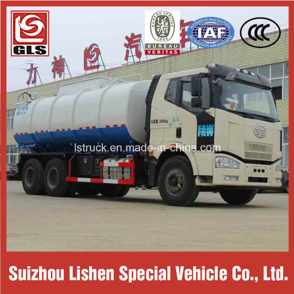 18000L Carbon Steel Sewage Suction Tank Truck Image1