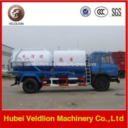8000liter/8cbm/8m3/8000L Suction Sewage Tank Truck with Water Tank