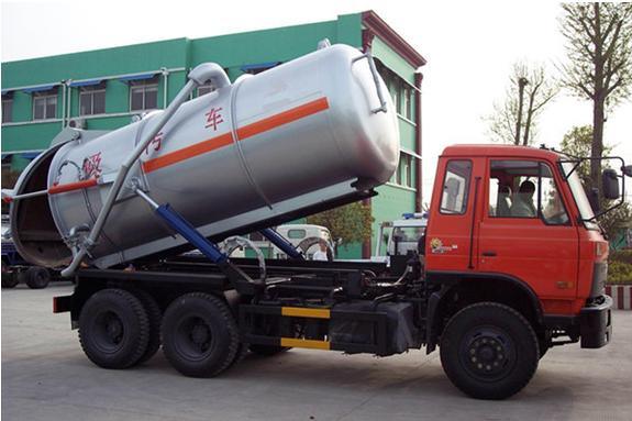 6*4 Dongfeng Chassis Vacuum Sewage Suction Truck for Exportation Image1