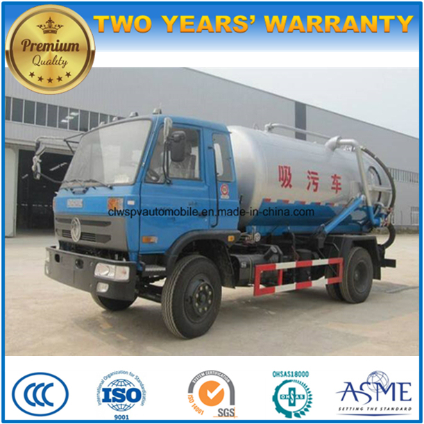 6 Wheels 10 Cubic Meters Vacuum Truck 10000 L Sewage Suction Truck Image1