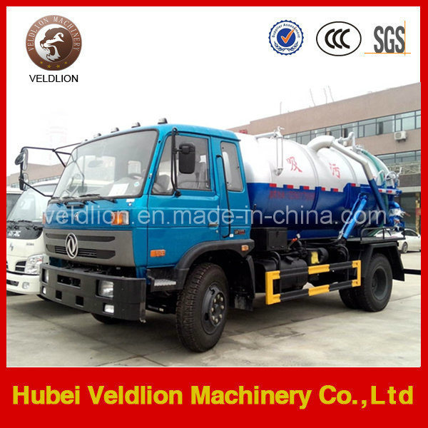 Dongfeng 4X2 10000liter/10cbm/10m3/10ton/10000L Sewage Fecal Suction Truck Image1